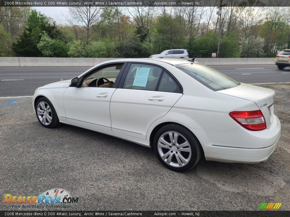 2008 Mercedes-Benz C 300 4Matic Luxury Arctic White / Savanna/Cashmere Photo #10