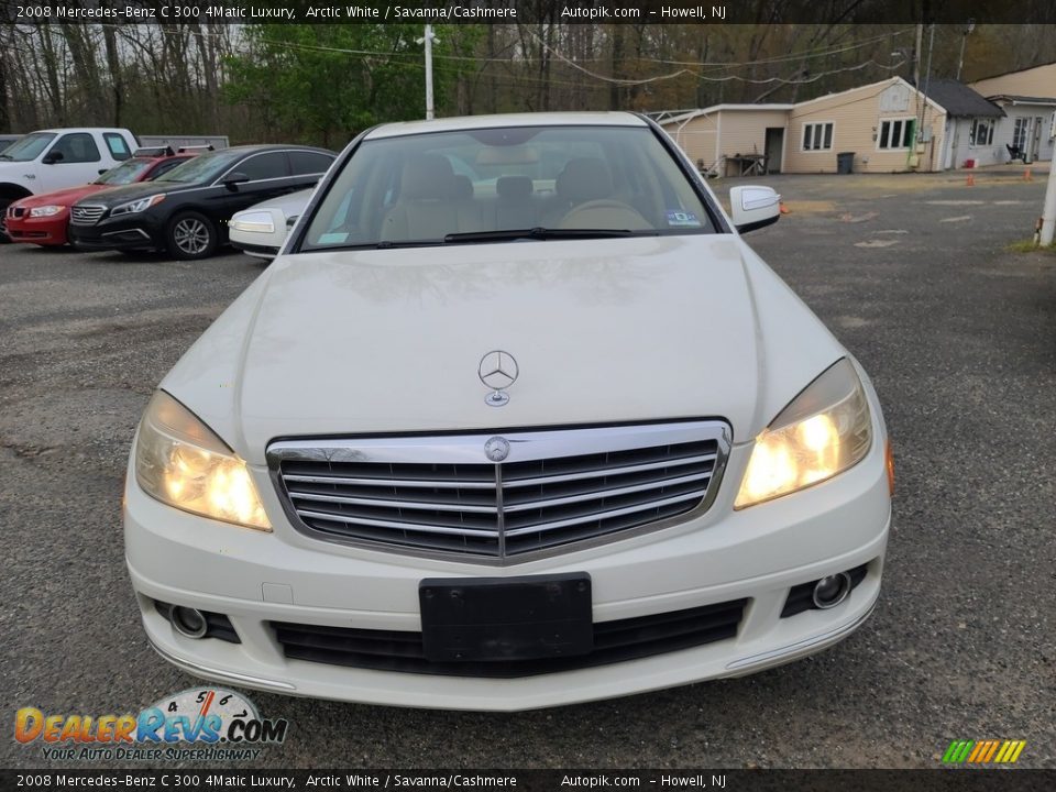 2008 Mercedes-Benz C 300 4Matic Luxury Arctic White / Savanna/Cashmere Photo #13