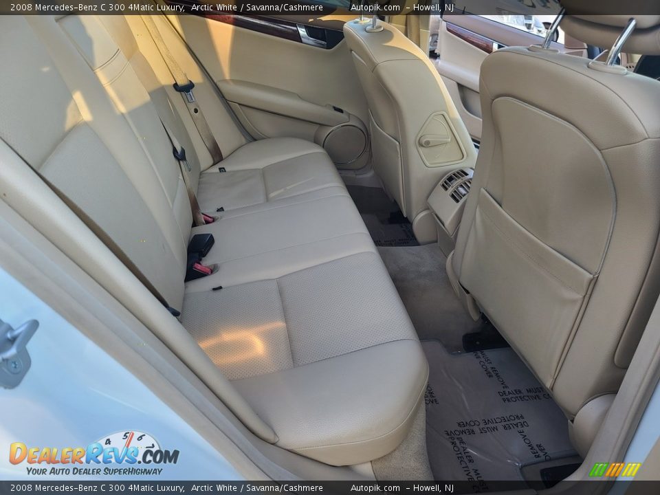 2008 Mercedes-Benz C 300 4Matic Luxury Arctic White / Savanna/Cashmere Photo #21