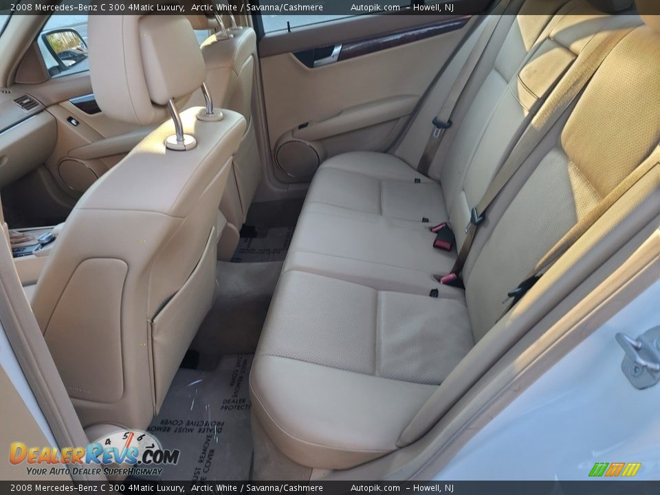 2008 Mercedes-Benz C 300 4Matic Luxury Arctic White / Savanna/Cashmere Photo #22