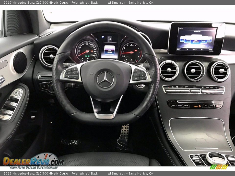 2019 Mercedes-Benz GLC 300 4Matic Coupe Polar White / Black Photo #4