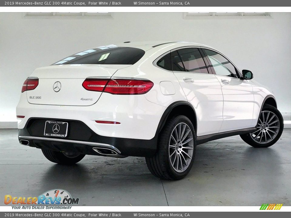 2019 Mercedes-Benz GLC 300 4Matic Coupe Polar White / Black Photo #13