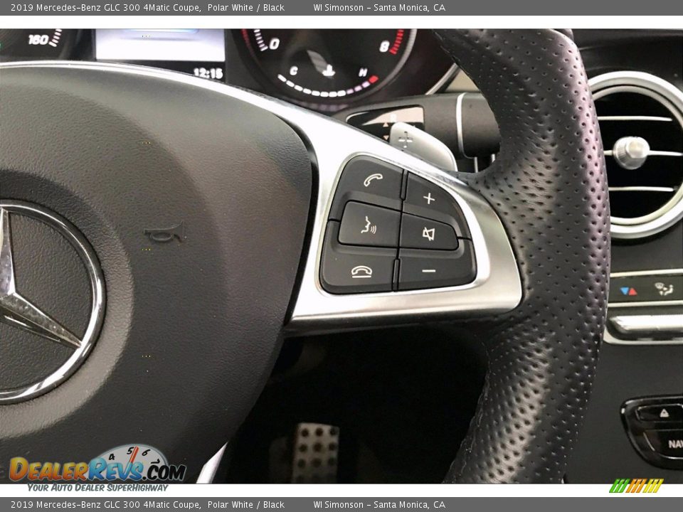 2019 Mercedes-Benz GLC 300 4Matic Coupe Polar White / Black Photo #22