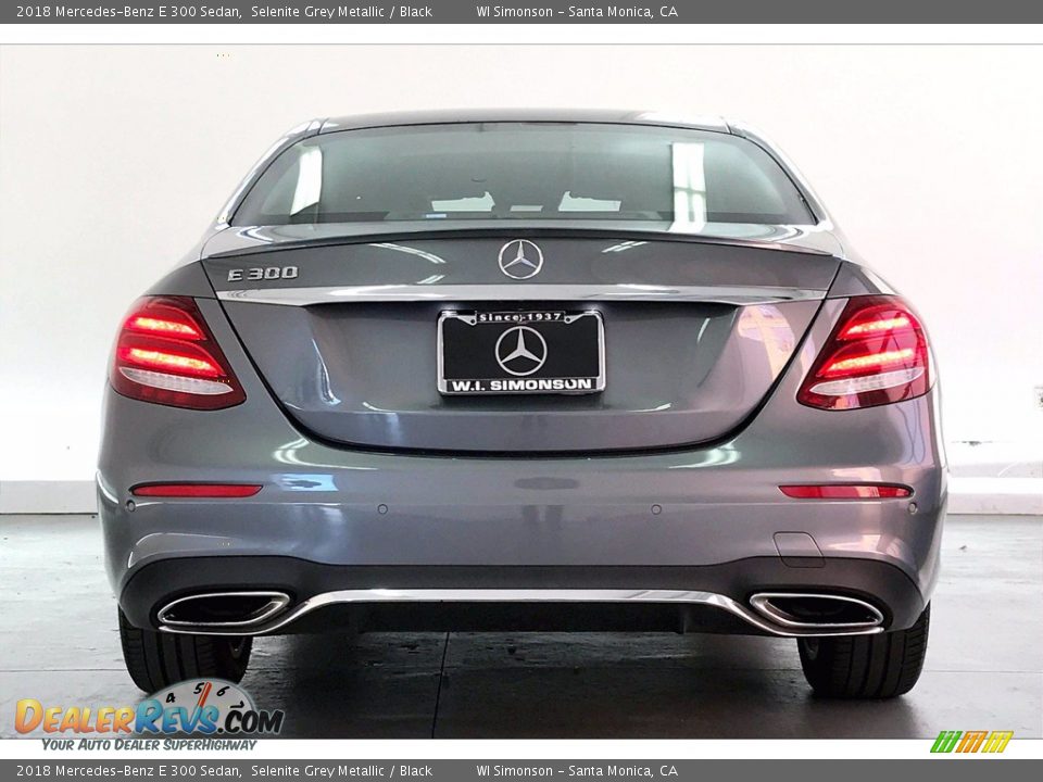 2018 Mercedes-Benz E 300 Sedan Selenite Grey Metallic / Black Photo #3