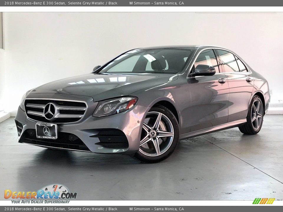 2018 Mercedes-Benz E 300 Sedan Selenite Grey Metallic / Black Photo #12