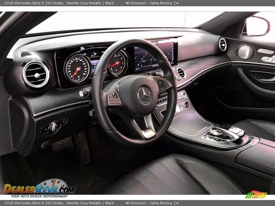 2018 Mercedes-Benz E 300 Sedan Selenite Grey Metallic / Black Photo #14