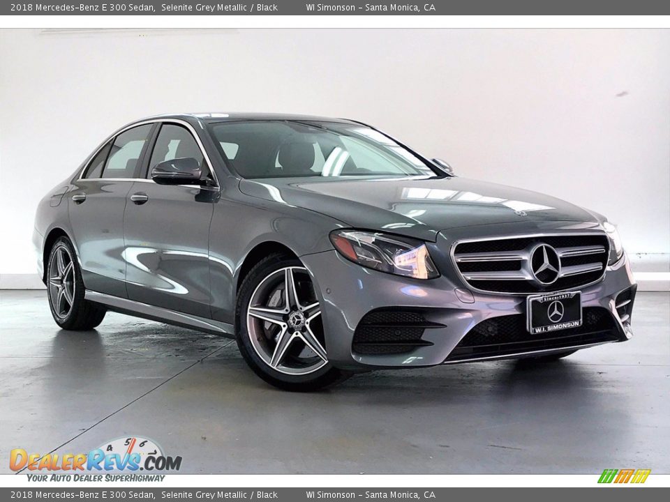 2018 Mercedes-Benz E 300 Sedan Selenite Grey Metallic / Black Photo #34