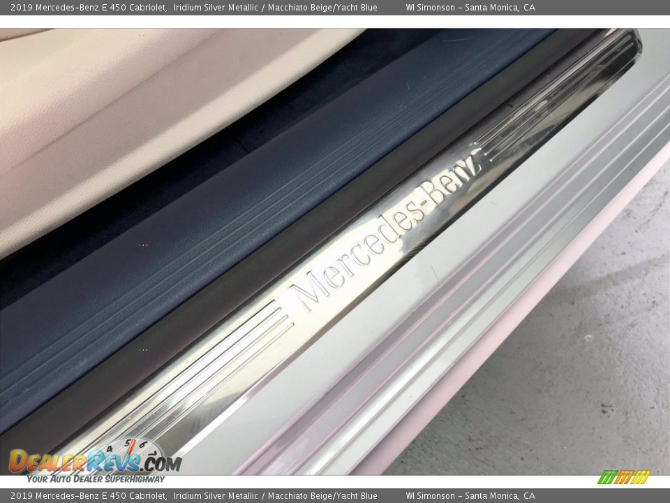 2019 Mercedes-Benz E 450 Cabriolet Iridium Silver Metallic / Macchiato Beige/Yacht Blue Photo #25