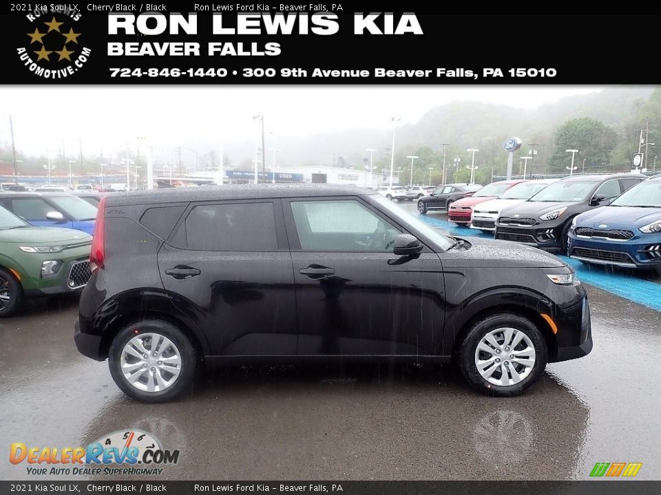 2021 Kia Soul LX Cherry Black / Black Photo #1