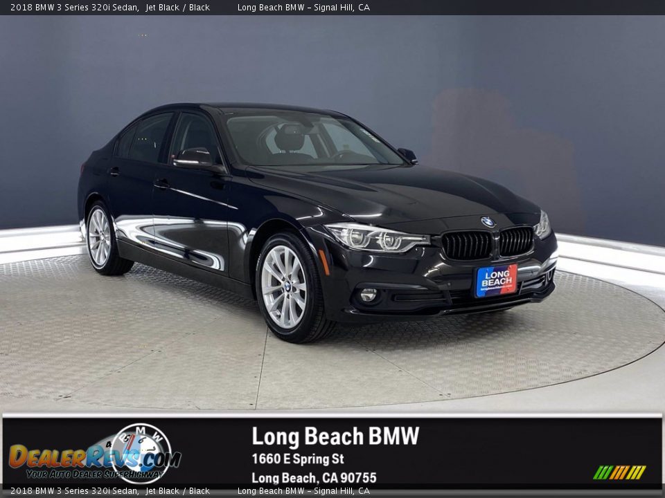 2018 BMW 3 Series 320i Sedan Jet Black / Black Photo #1