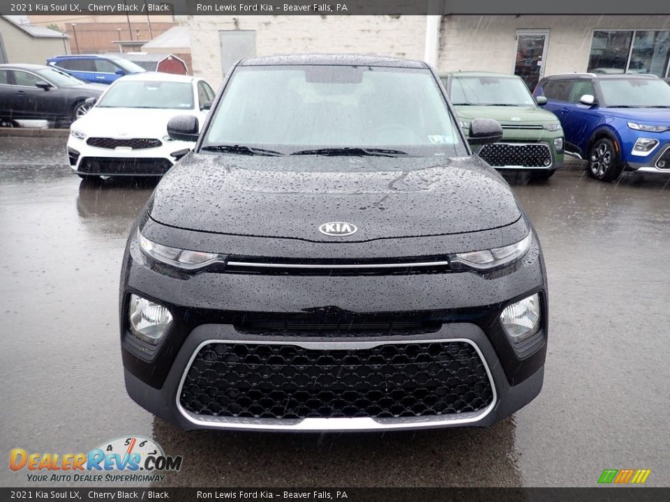2021 Kia Soul LX Cherry Black / Black Photo #4