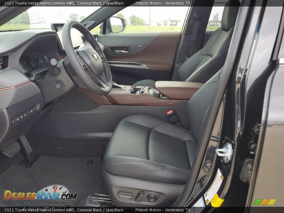 2021 Toyota Venza Hybrid Limited AWD Celestial Black / Java/Black Photo #4