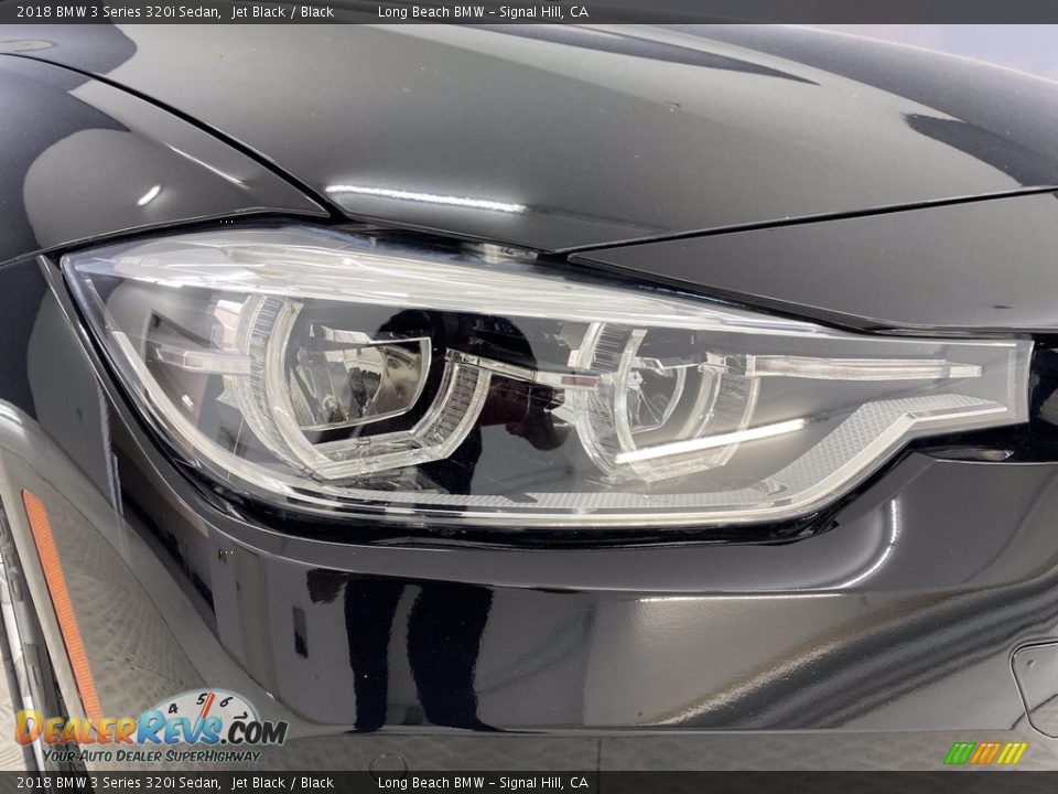 2018 BMW 3 Series 320i Sedan Jet Black / Black Photo #7