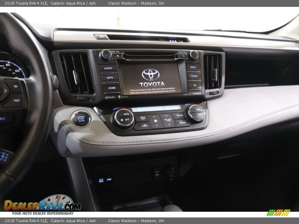 2018 Toyota RAV4 XLE Galactic Aqua Mica / Ash Photo #9
