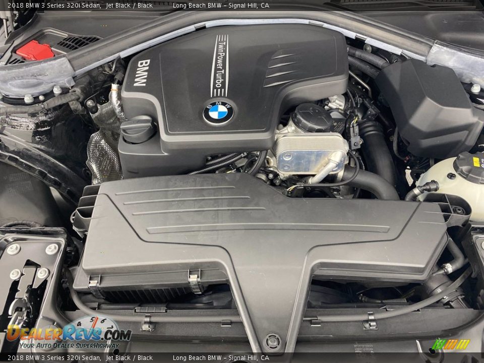 2018 BMW 3 Series 320i Sedan Jet Black / Black Photo #12