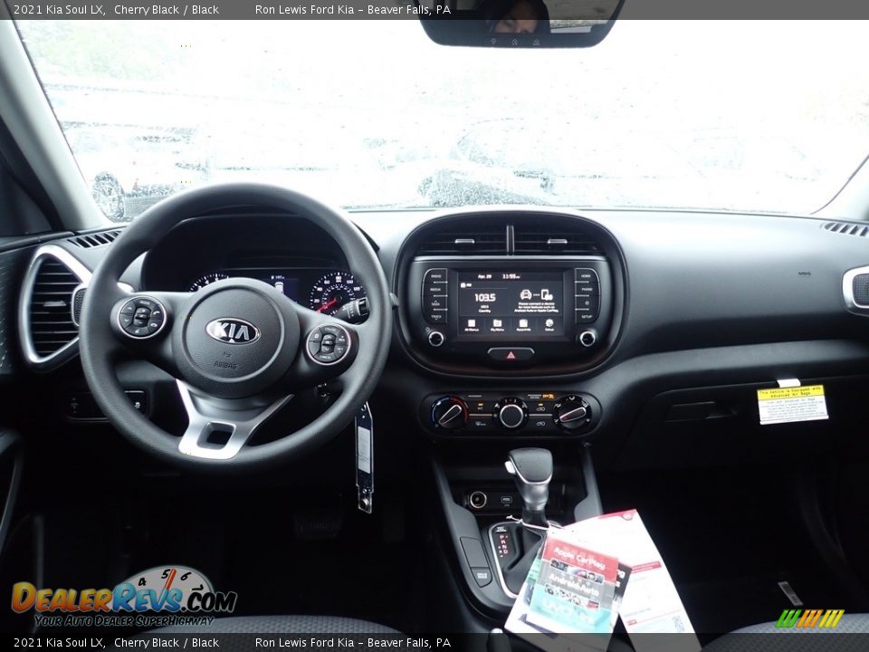 2021 Kia Soul LX Cherry Black / Black Photo #14