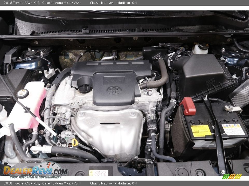 2018 Toyota RAV4 XLE Galactic Aqua Mica / Ash Photo #16