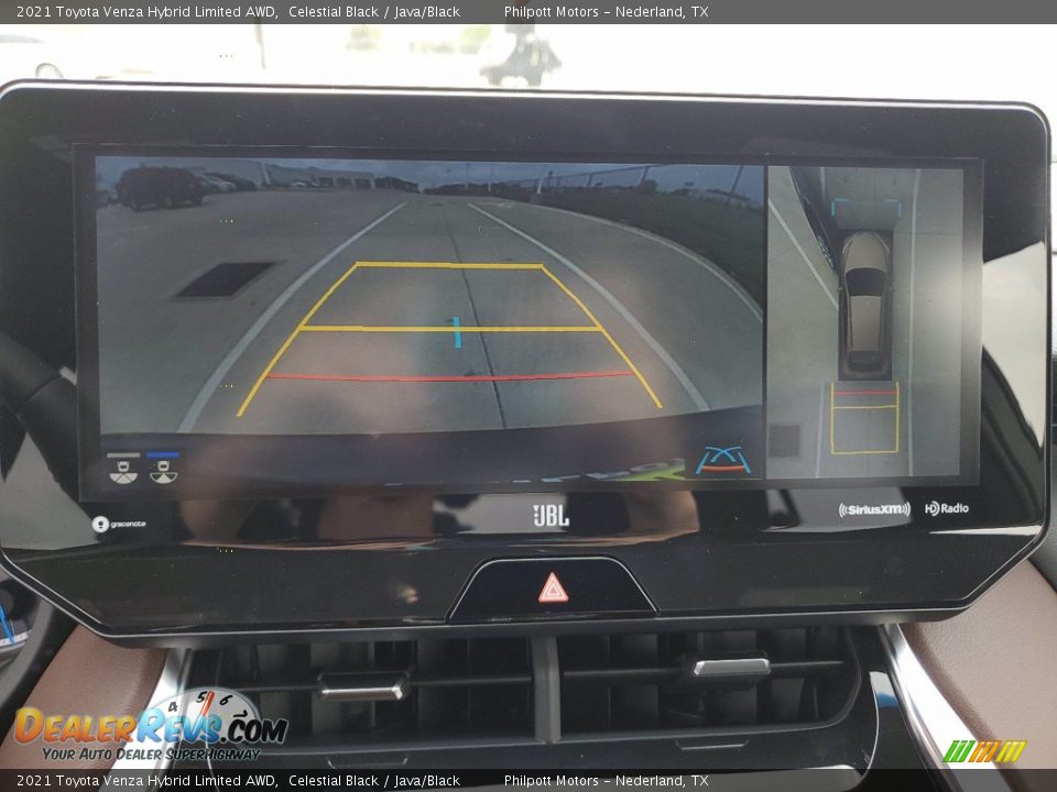 2021 Toyota Venza Hybrid Limited AWD Celestial Black / Java/Black Photo #20