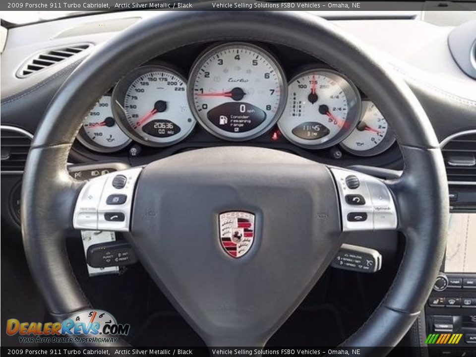 2009 Porsche 911 Turbo Cabriolet Steering Wheel Photo #4