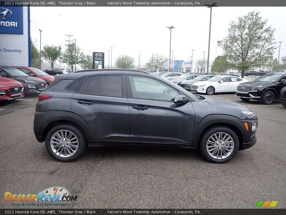 2021 Hyundai Kona SEL AWD Thunder Gray / Black Photo #1