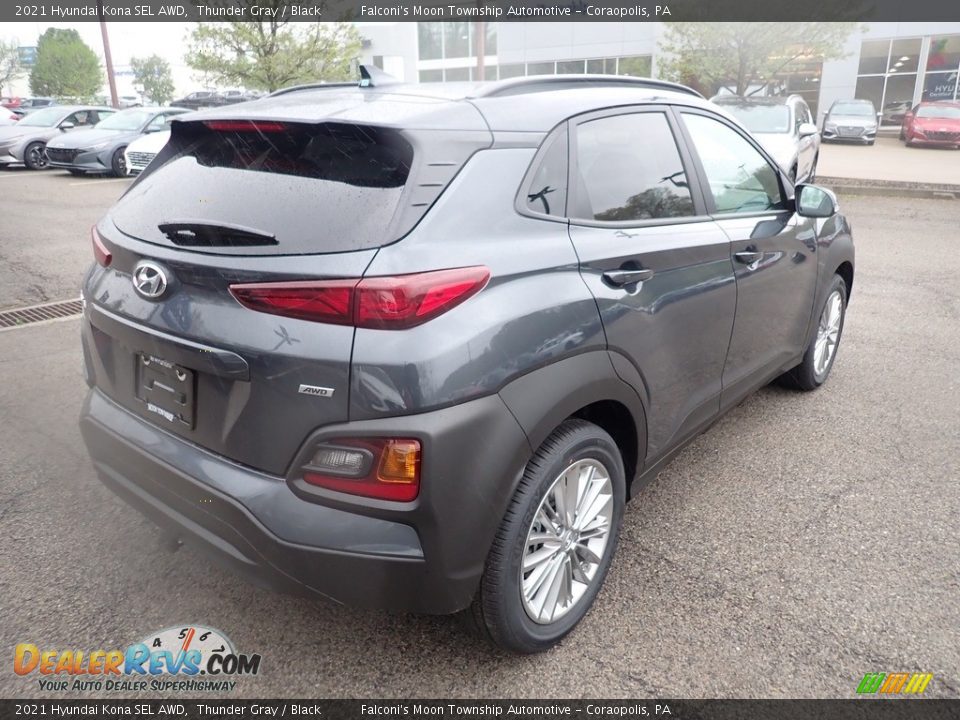 2021 Hyundai Kona SEL AWD Thunder Gray / Black Photo #2