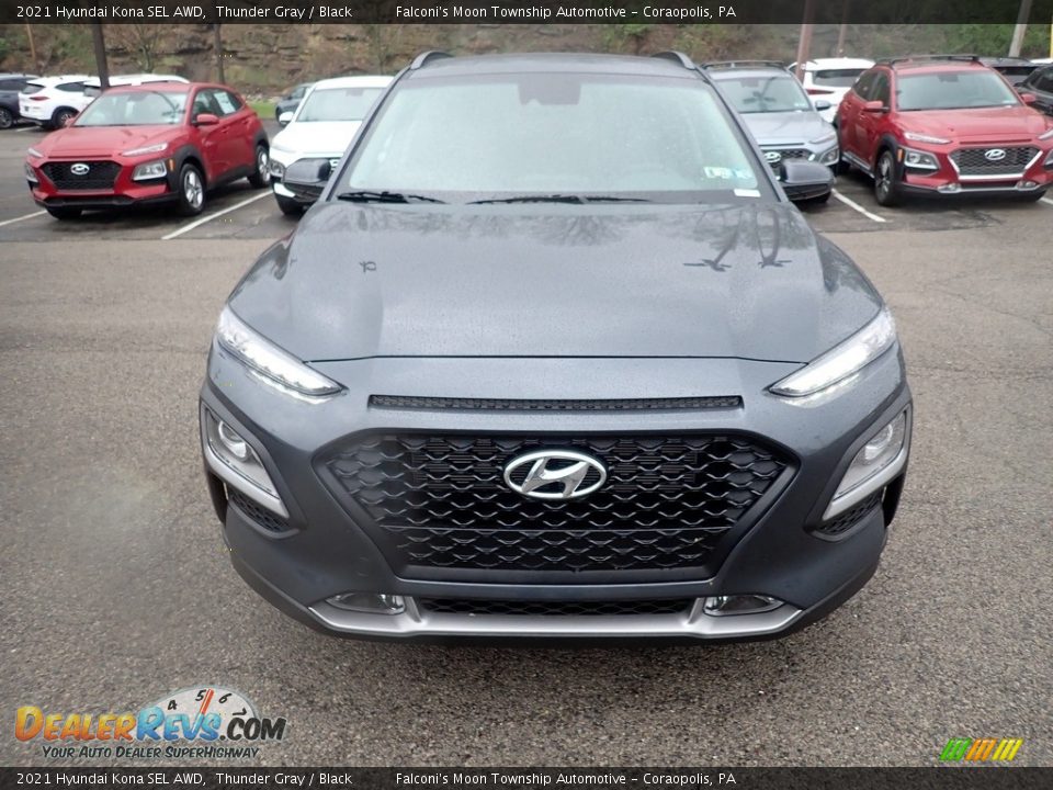 2021 Hyundai Kona SEL AWD Thunder Gray / Black Photo #4