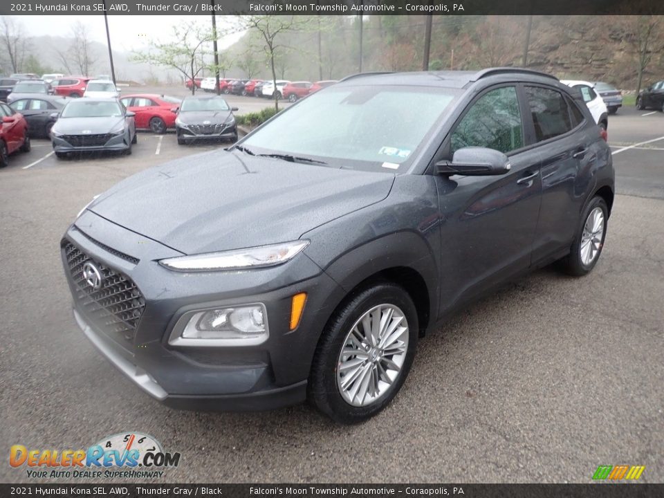 2021 Hyundai Kona SEL AWD Thunder Gray / Black Photo #5