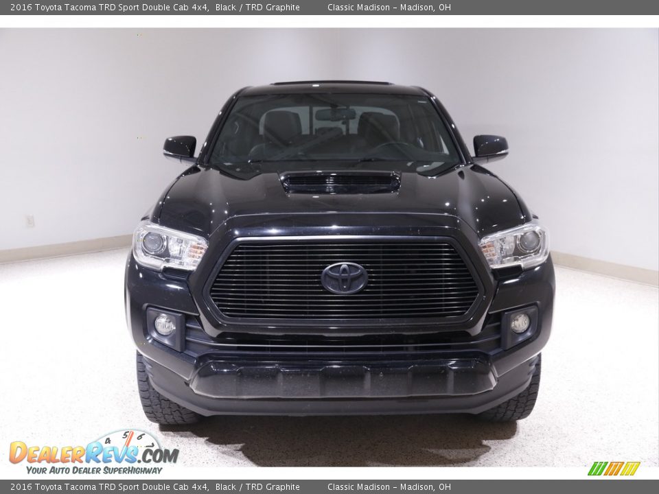 2016 Toyota Tacoma TRD Sport Double Cab 4x4 Black / TRD Graphite Photo #2