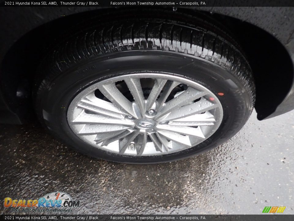 2021 Hyundai Kona SEL AWD Thunder Gray / Black Photo #6