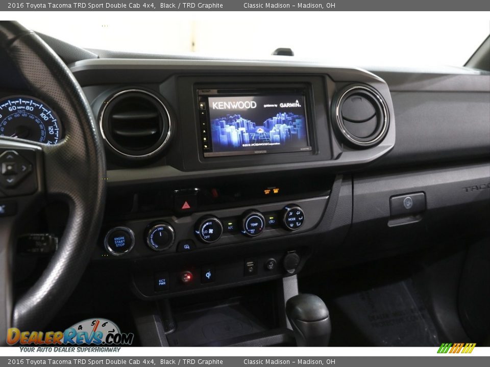 2016 Toyota Tacoma TRD Sport Double Cab 4x4 Black / TRD Graphite Photo #9