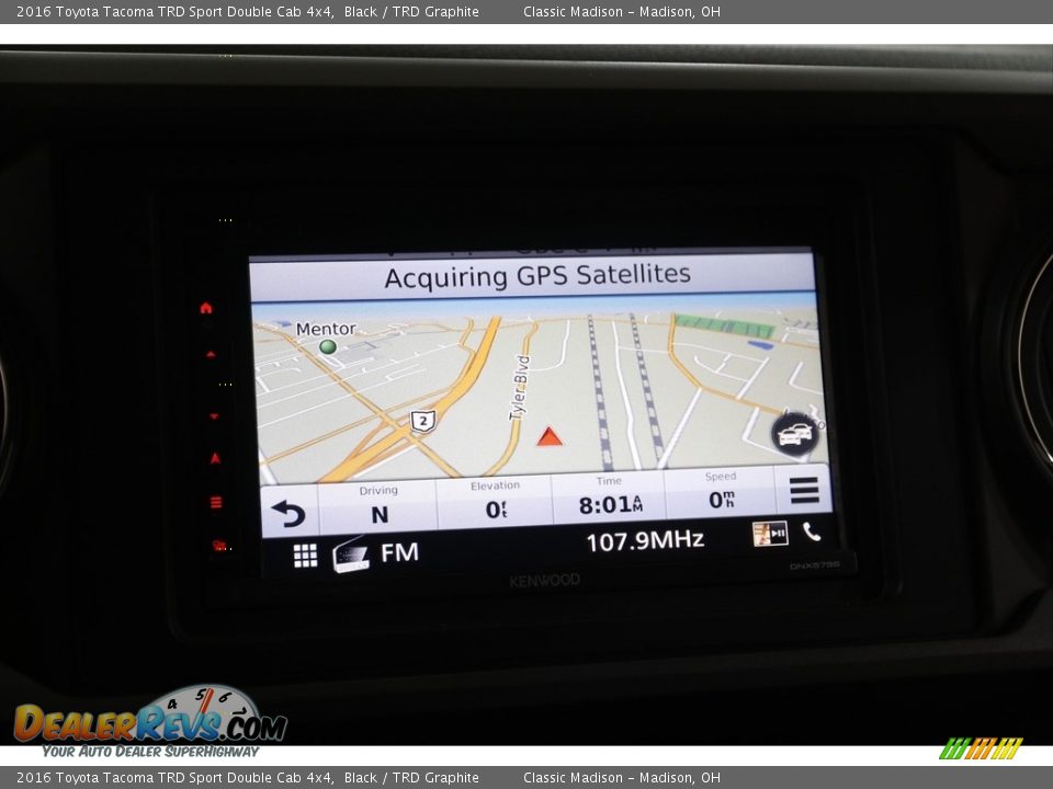 2016 Toyota Tacoma TRD Sport Double Cab 4x4 Black / TRD Graphite Photo #11