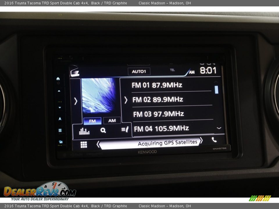 2016 Toyota Tacoma TRD Sport Double Cab 4x4 Black / TRD Graphite Photo #12