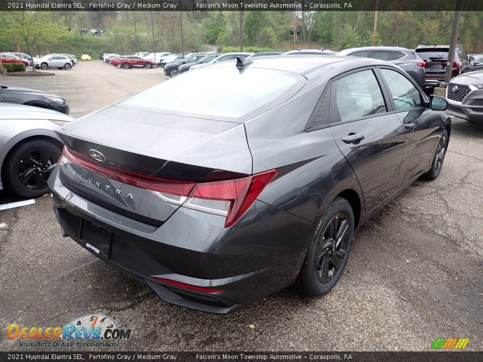 2021 Hyundai Elantra SEL Portofino Gray / Medium Gray Photo #2