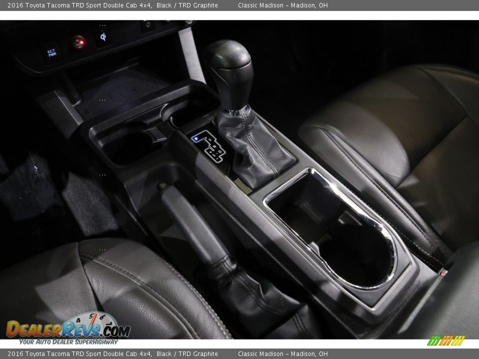2016 Toyota Tacoma TRD Sport Double Cab 4x4 Black / TRD Graphite Photo #15