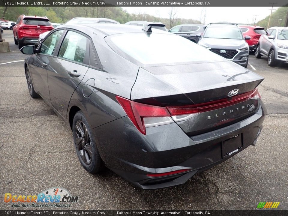 2021 Hyundai Elantra SEL Portofino Gray / Medium Gray Photo #6