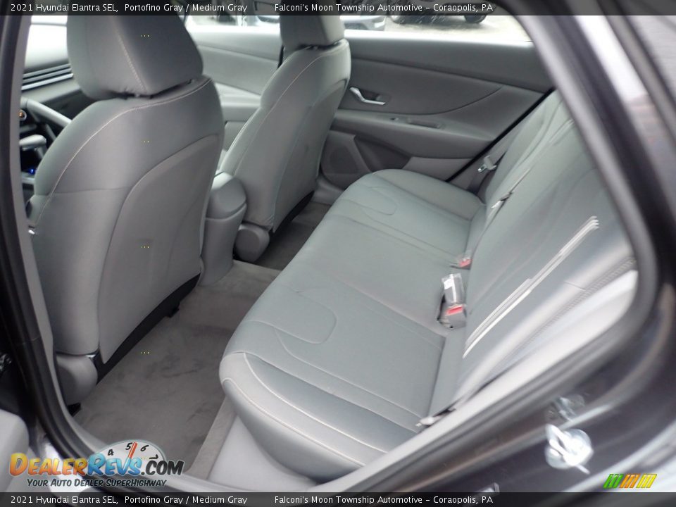 2021 Hyundai Elantra SEL Portofino Gray / Medium Gray Photo #7
