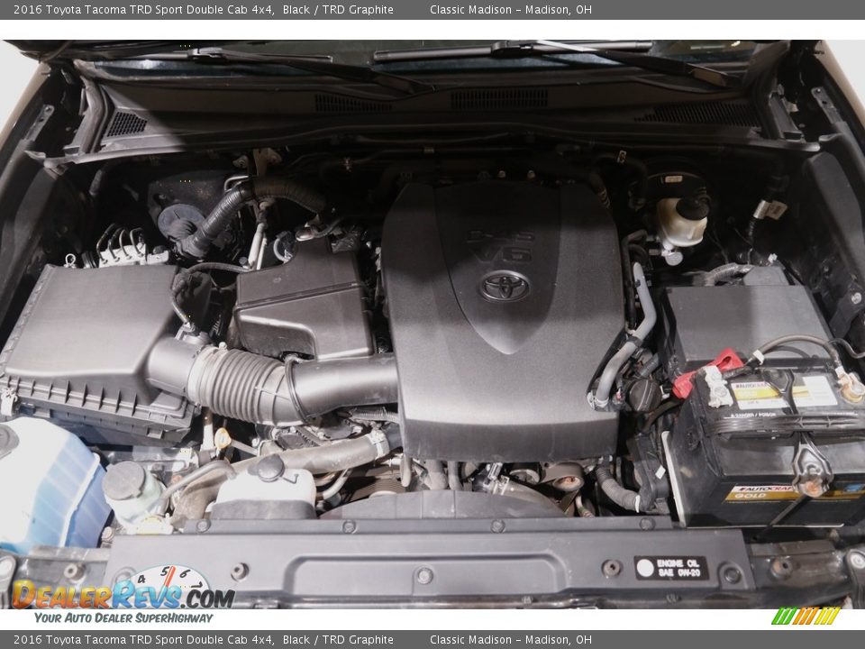 2016 Toyota Tacoma TRD Sport Double Cab 4x4 Black / TRD Graphite Photo #20