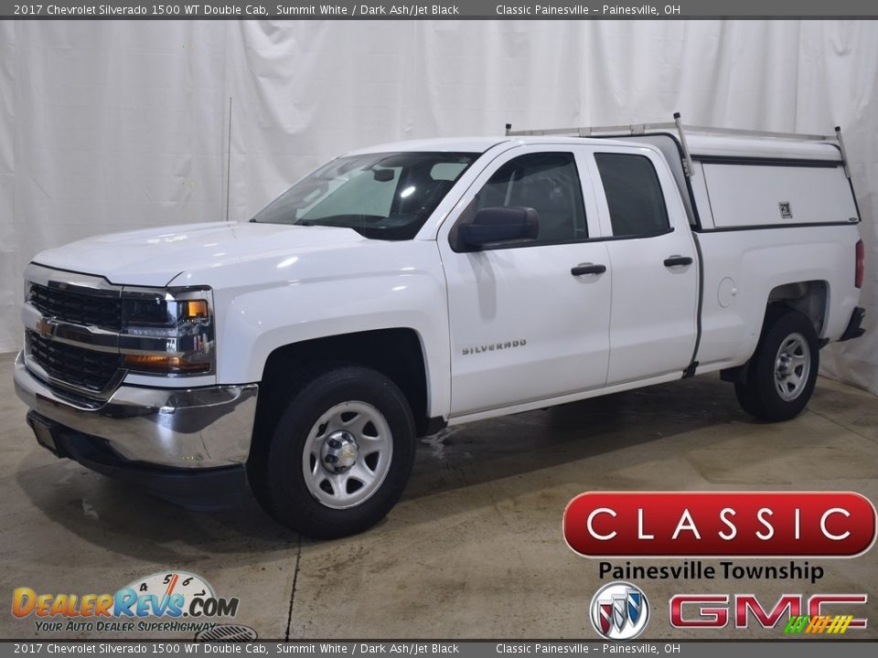 2017 Chevrolet Silverado 1500 WT Double Cab Summit White / Dark Ash/Jet Black Photo #1