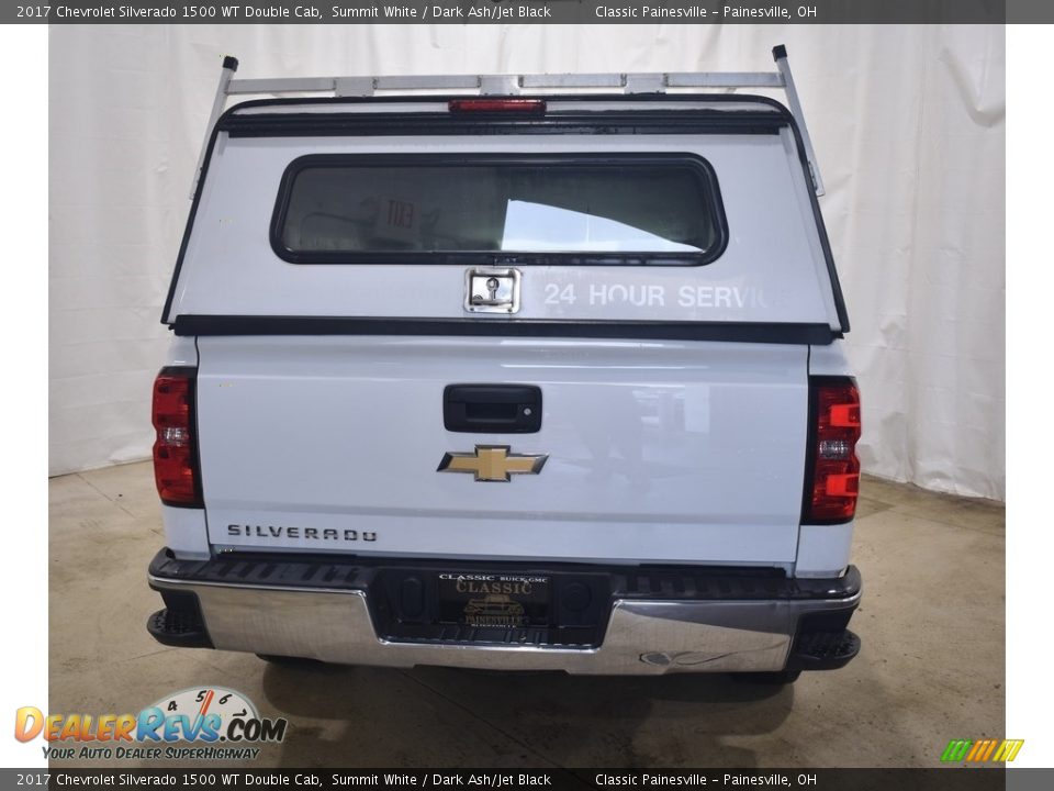 2017 Chevrolet Silverado 1500 WT Double Cab Summit White / Dark Ash/Jet Black Photo #3