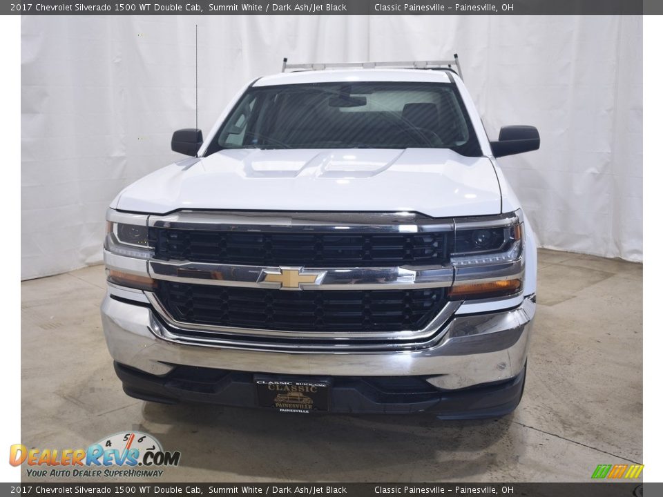 2017 Chevrolet Silverado 1500 WT Double Cab Summit White / Dark Ash/Jet Black Photo #4