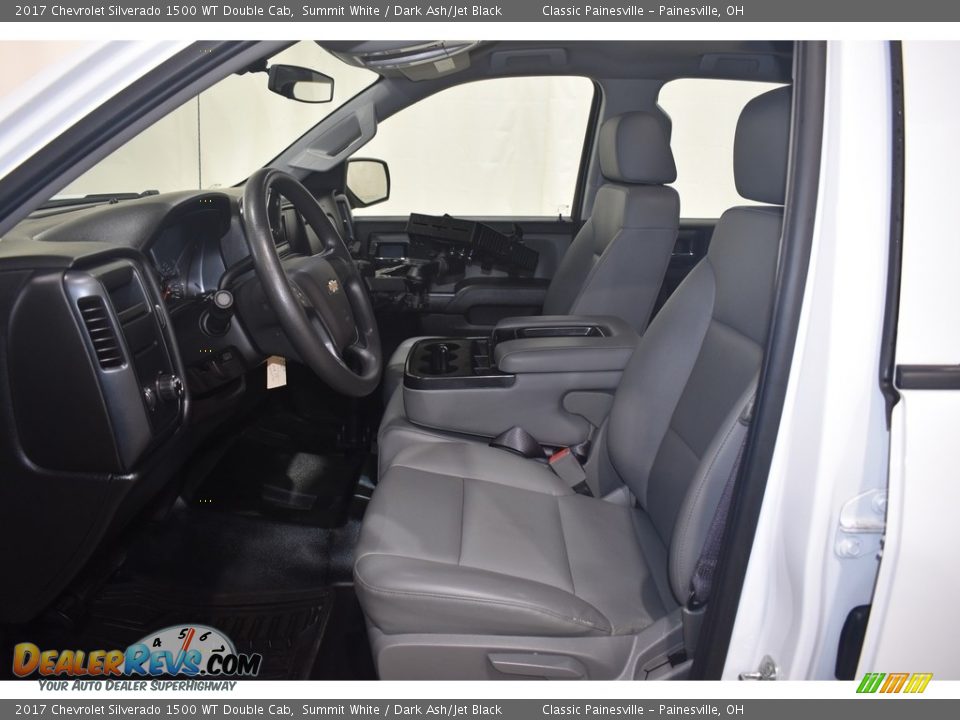 2017 Chevrolet Silverado 1500 WT Double Cab Summit White / Dark Ash/Jet Black Photo #7
