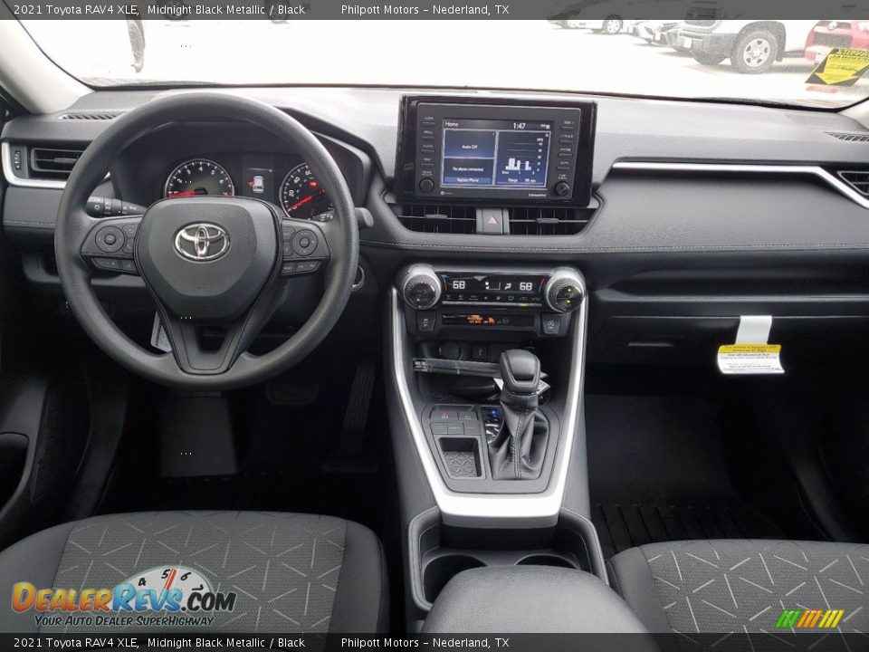 2021 Toyota RAV4 XLE Midnight Black Metallic / Black Photo #5