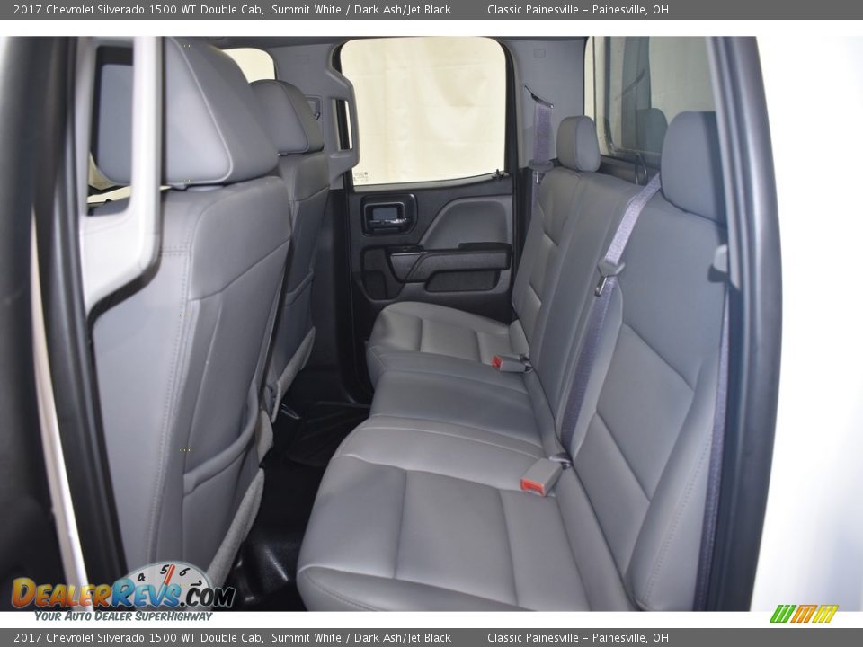 2017 Chevrolet Silverado 1500 WT Double Cab Summit White / Dark Ash/Jet Black Photo #8