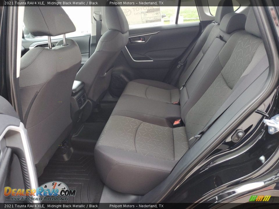2021 Toyota RAV4 XLE Midnight Black Metallic / Black Photo #6