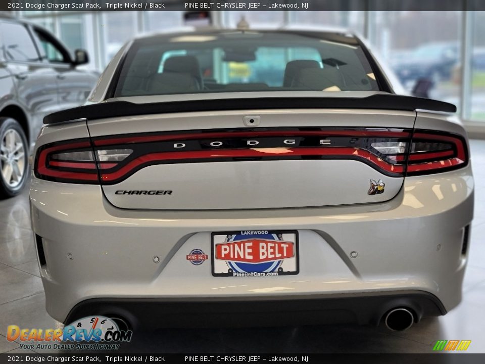 2021 Dodge Charger Scat Pack Triple Nickel / Black Photo #9