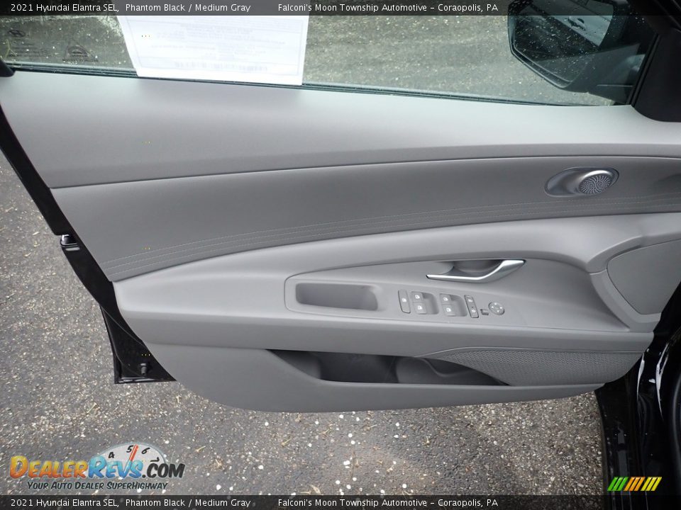 2021 Hyundai Elantra SEL Phantom Black / Medium Gray Photo #11