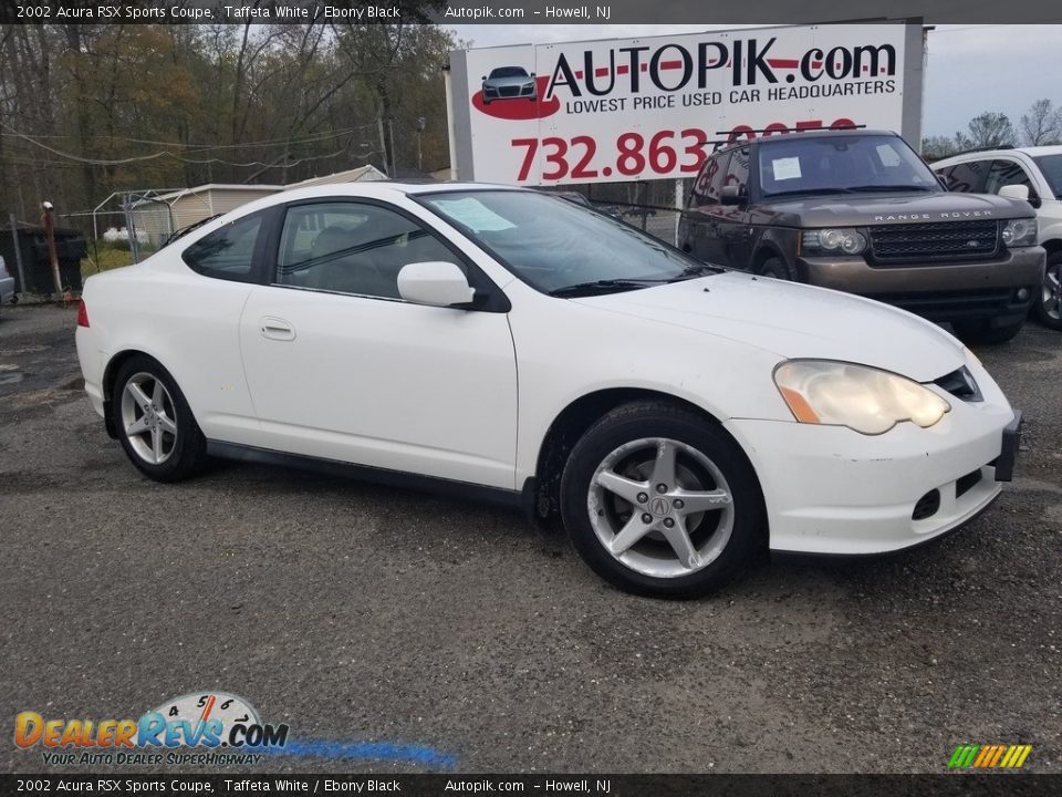 2002 Acura RSX Sports Coupe Taffeta White / Ebony Black Photo #1