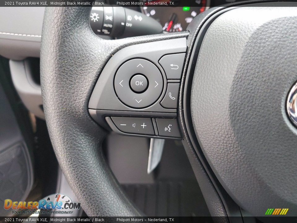 2021 Toyota RAV4 XLE Midnight Black Metallic / Black Photo #16