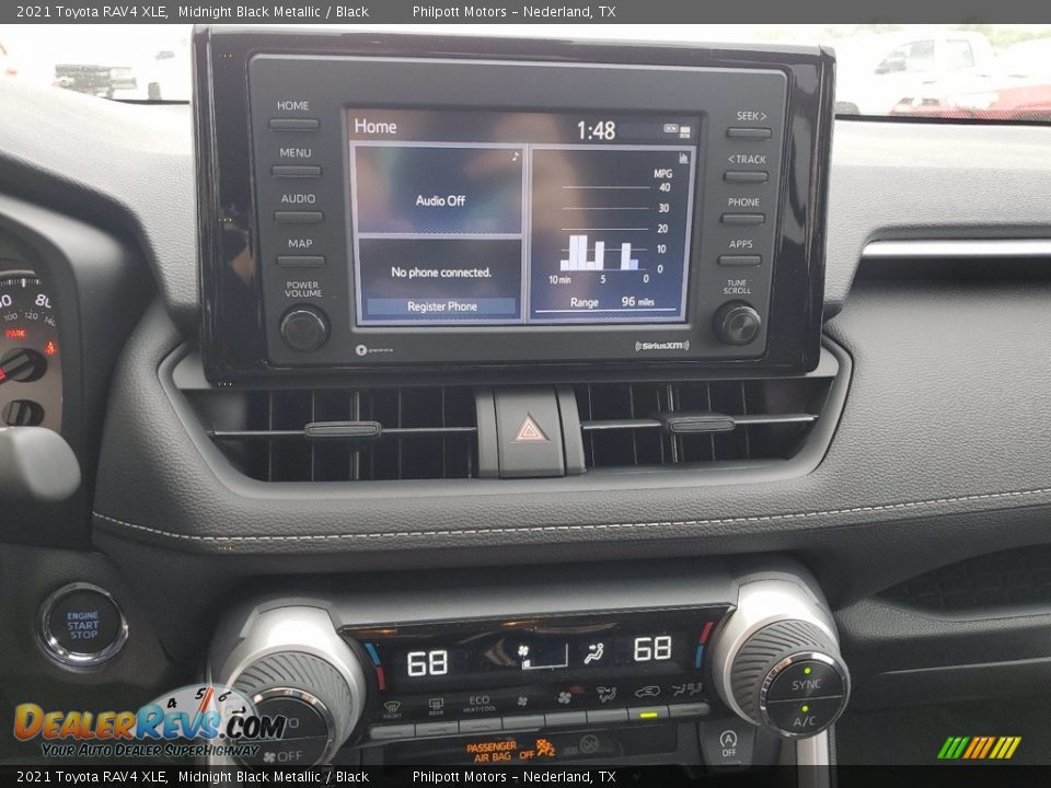 2021 Toyota RAV4 XLE Midnight Black Metallic / Black Photo #18