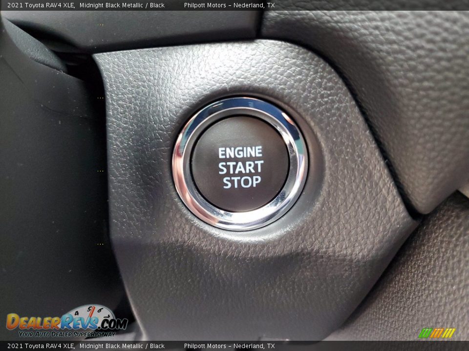 2021 Toyota RAV4 XLE Midnight Black Metallic / Black Photo #25